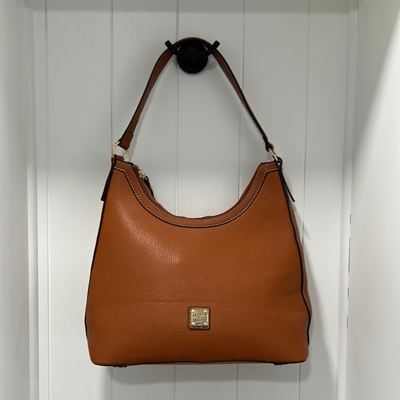Dooney & Bourke Handbags - Dooney & Burke brown Pebble Grain leather Hobo purse